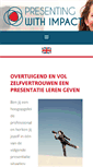 Mobile Screenshot of presentingwithimpact.nl